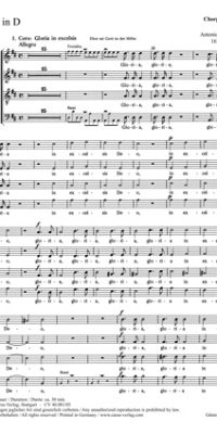 Vivaldi: Gloria RV 589 (Koorpartituur)