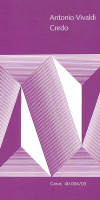 Vivaldi: Credo RV 591 (Vocal Score)