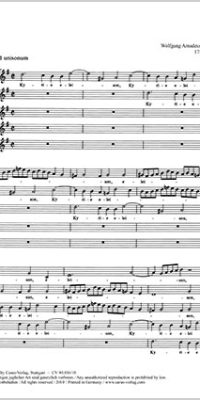 Mozart: Kyrie in G KV 89 (Kanon)
