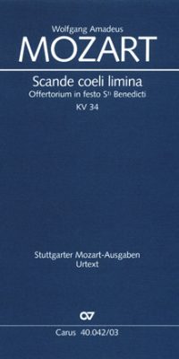Mozart: Scande Coeli Limina KV 34 (Vocal Score)