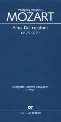 Mozart: Alma Dei creatoris KV 277 [272a] (Vocal Score)