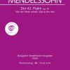 Mendelssohn: Der 42. Psalm Wie der Hirsch schreit op. 42 (Klavierauszug XL)