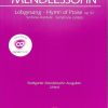 Mendelssohn: Lobgesang Sinfonie Kantate MWV a 18 (SATB)