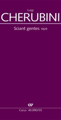 Cherubini: Sciant gentes (Vocalscore)