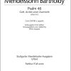 Mendelssohn: Gott, du bist unsre Zuversicht und Stärke MWV B 5