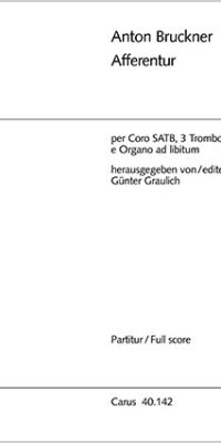 Bruckner: Afferentur WAB 1 (Partituur)