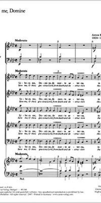 Bruckner: Libera me, Domine WAB 22 (Partituur)