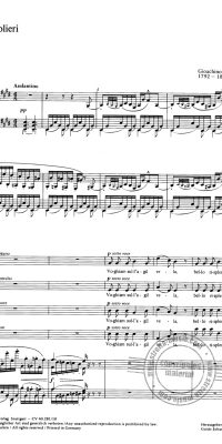Gioachino Rossini: I Gondolieri