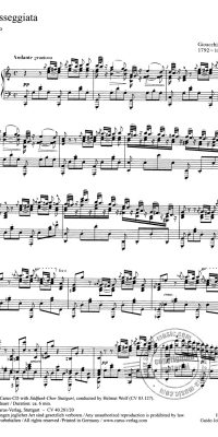 Giochino Rossini: La passeggiata (C-Dur)