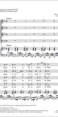 Franz Schubert: Gebet