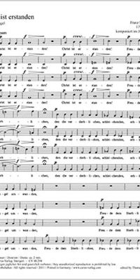 Schubert: Christ ist erstanden