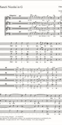 Joseph Haydn: Missa Sancti Nicolai (Koorpartituur)