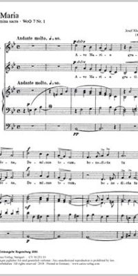 Rheinberger: Ave Maria in B