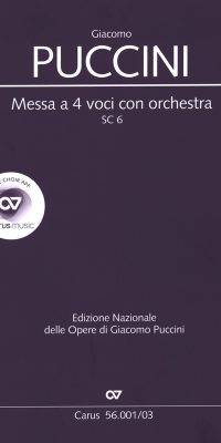 Puccini: Messa A 4 Voci Con Orchestra (Vocal Score)