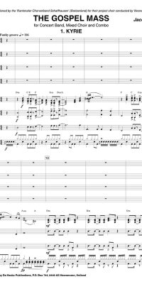 Jacob de Haan: The Gospel Mass (SATB)