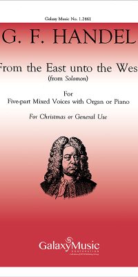 Solomon: From the East unto the West (SSATB)
