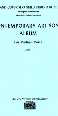 Contemporary Art Song Album, Book 2
