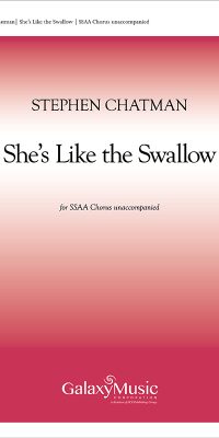 5 Canadian Folk-Songs: No 4 She's Like the Swallow (SSAA)