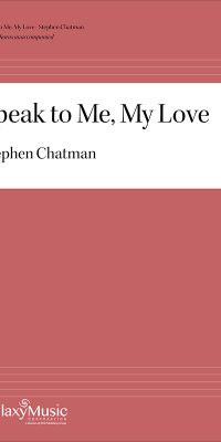 Speak to me, my love! (SSAA)