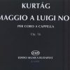 György Kurtág: Omaggio a Luigi Nono op. 16((nach Gedichten von A. Achmatova und R. Dalos))