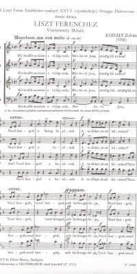 Zoltán Kodály: Liszt Ferenchez