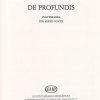 Karai Jozsef: De Profundis  Psalm 130