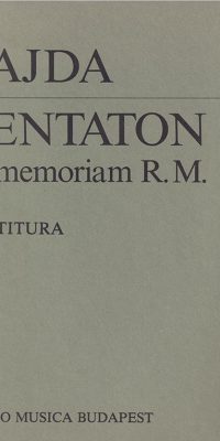 Vajda: Pentaton in memoriam R.M.