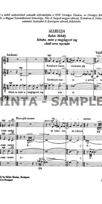 Vajda: Alleluja