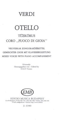 Verdi: Othello-Coro "Fuoco di gioia