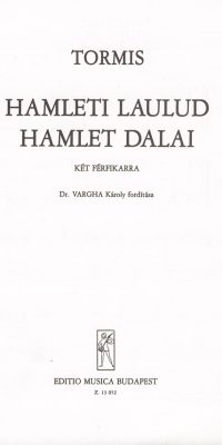 Tormis: Hamlet dalai