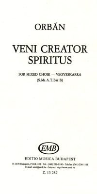 Orbán: Veni Creator Spiritus