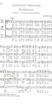 Kodály: Justum et tenacem