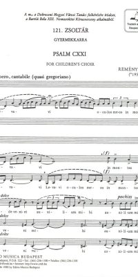 Reményi: Psalm 121