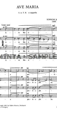 Soproni: Ave Maria