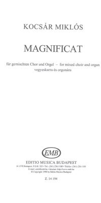 Kocsár: Magnificat
