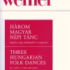 Weiner: Three Hungarian Rural Dances for violin or viola with piano accompaniment