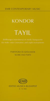 Kondor: Tayil for male voice (narrator) and eight instruments