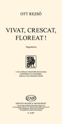 Ott: Vivat, crescat, floreat!