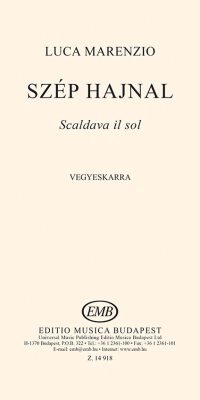 Marenzio: Szép hajnal (Scaldava in sol)