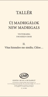 Tallér: New madrigals for mixed choir