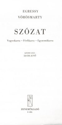 Egressy: Szózat
