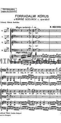 Mussorgsky: Forradalmi kórus