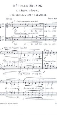 Ádám: Folksong Choruses