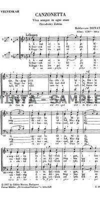 Donati: Canzonetta