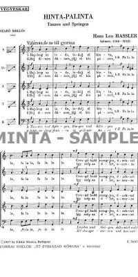Hassler: Tanzen und springen (Hinta-palinta)