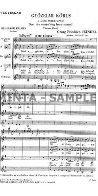 Händel: Győzelmi kórus a "Judas Maccabeus"-ból
