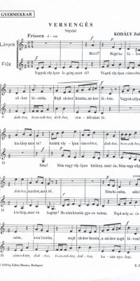 Kodály: Versengés