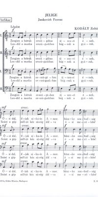 Kodály: Epigraph