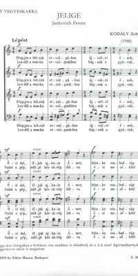 Kodály: Epigraph