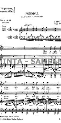 Haydn: Fonódal az " Évszakok" c.oratóriumból